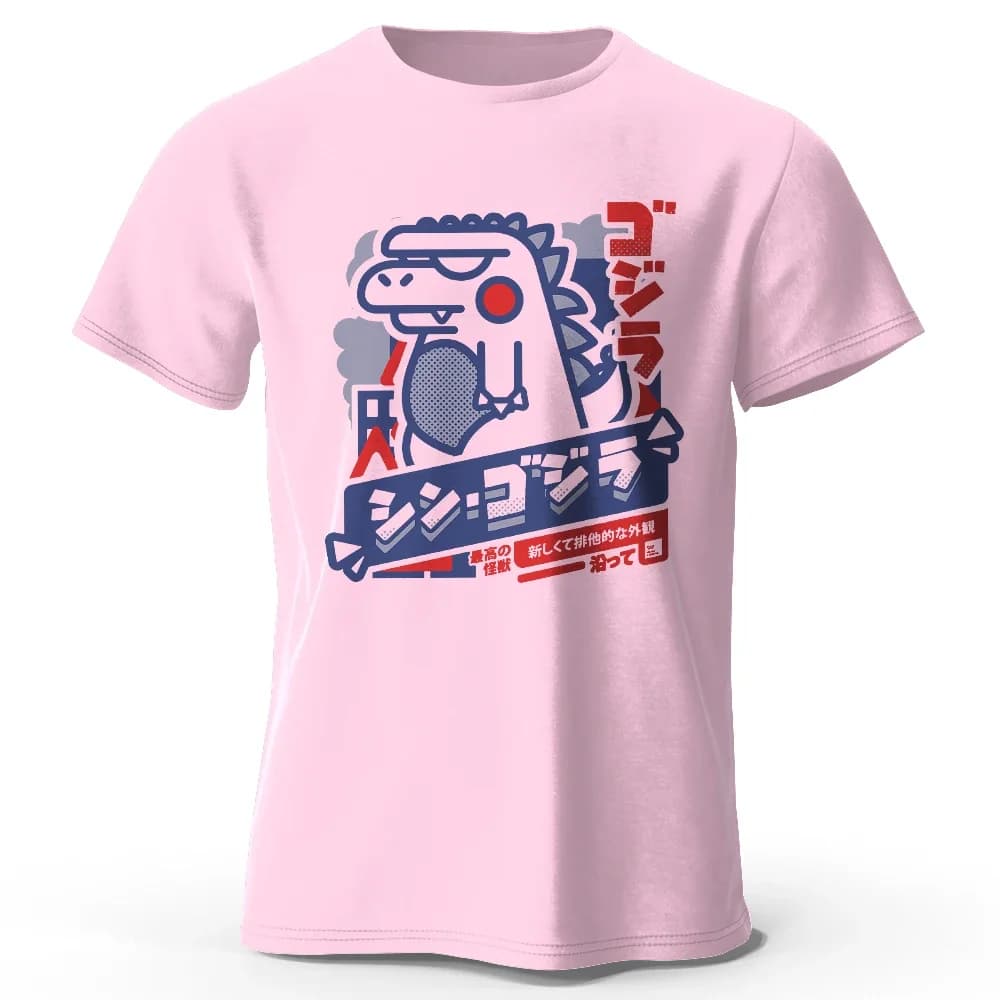 T-Shirt 100% coton imprimé Animal Harajuku Kawaii, T-Shirt léger à manches courtes et col rond, vête
