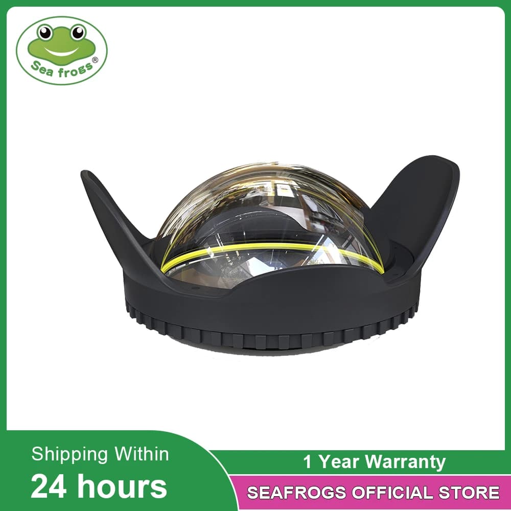 Seafrogs 67mm filetage Interface dôme Port étanche grand Angle dôme lentille pour SF-PH-02 boîtier d