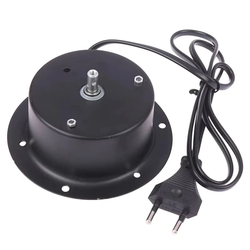 Moteur rotatif 1.5 tr/min, avec prise pour suspendre un miroir en verre, boule Disco DJ KTV Partys, 