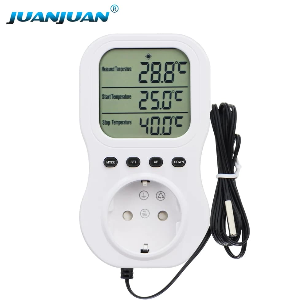Thermostat intelligent LCD minuterie numérique prise multifonction régulateur de température interru
