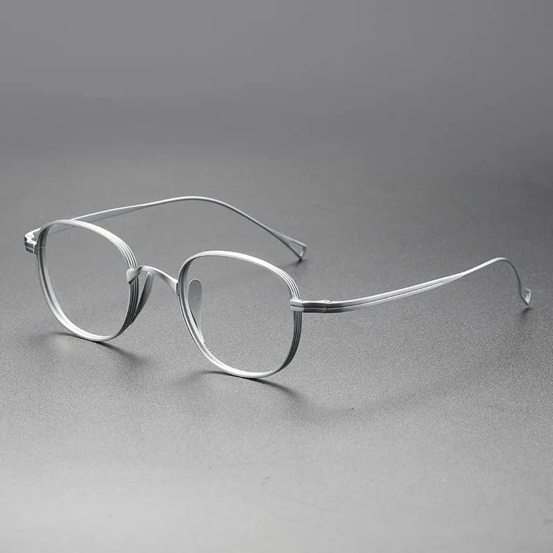 Lunettes à lumière bleue semi-titane, conception carrée ultralégère à monture complète, montures opt