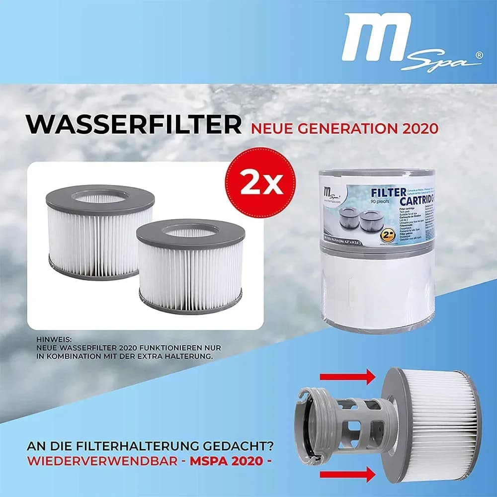 Filtre de piscine 2020 pour MSPA,Toskana,Camaro,Alpine,Silver Cloud,Tekapo,Mono,Reve,Bliss,Baikal,Li