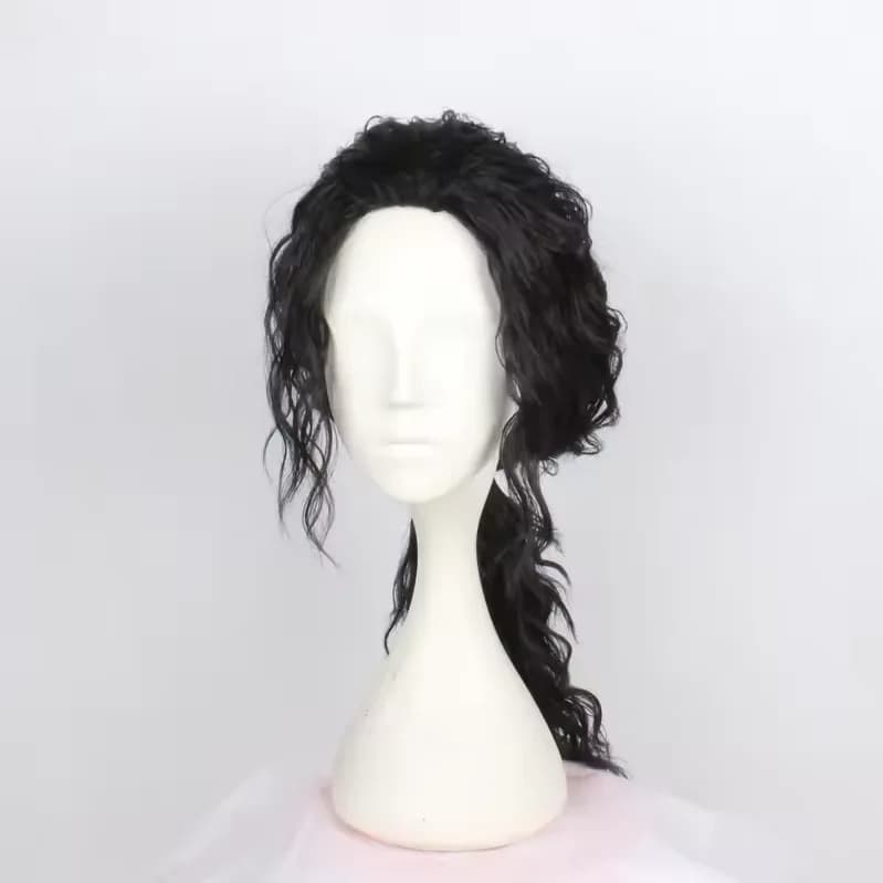 Michael Jackson Cosplay perruque ou lunettes MJ longue noir bouclés synthétique perruque chapeaux Ha