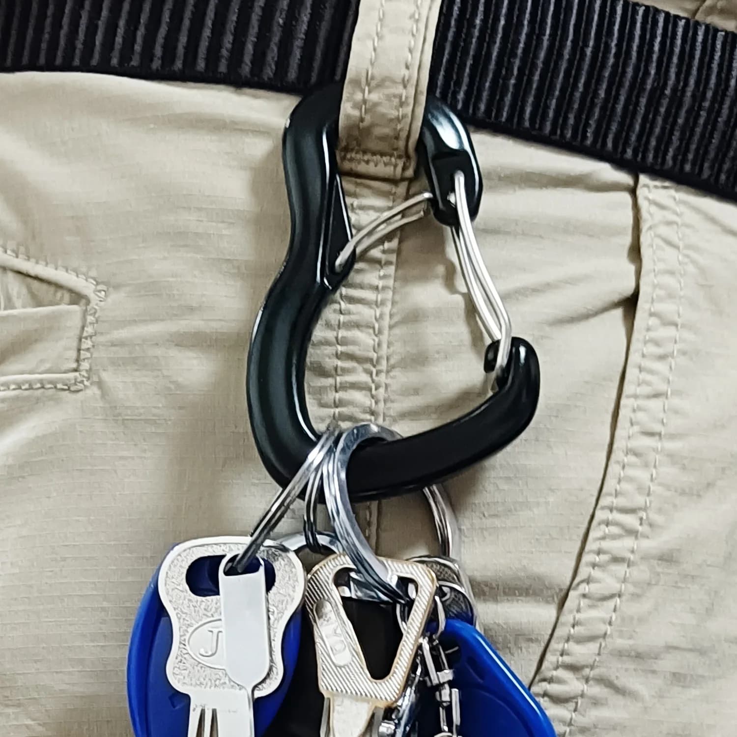 Boucle de verrouillage double pour hamac d'extérieur, boucle de suspension multifonctionnelle en all