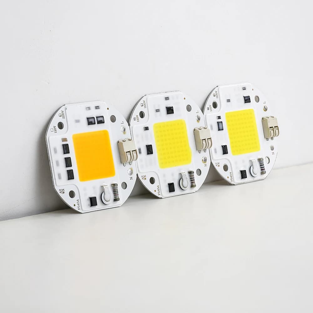 Puce LED COB haute puissance, IC intelligent, pas besoin de pilote, budgétaire, lampada, éclairage b