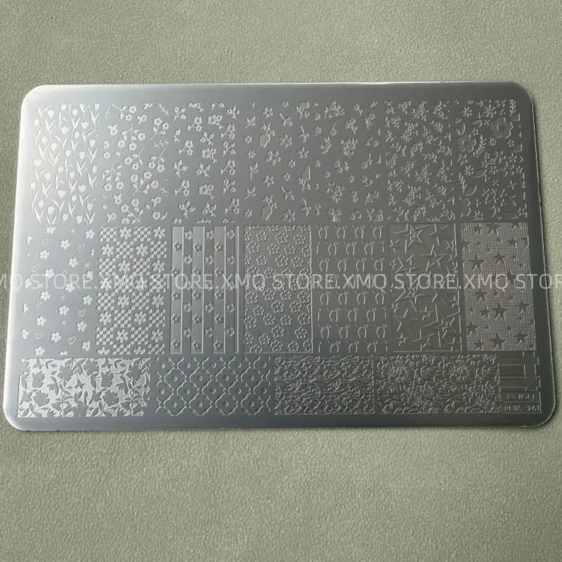 XMQ NAIL ART STAMPING PLATES STAR HEART TEMPLATES