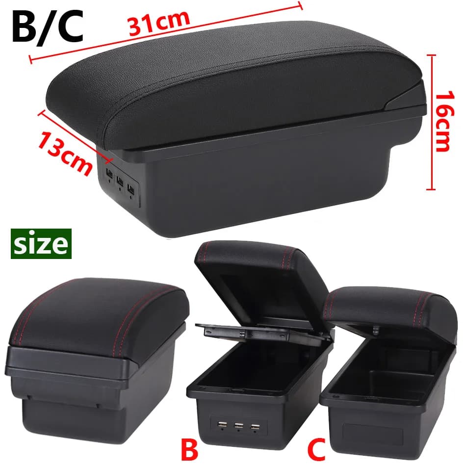 Accoudoir de voiture pour Suzuki Jimny JB23 JB43, pièces de rénovation 1999 – 2017, boîte de rangeme