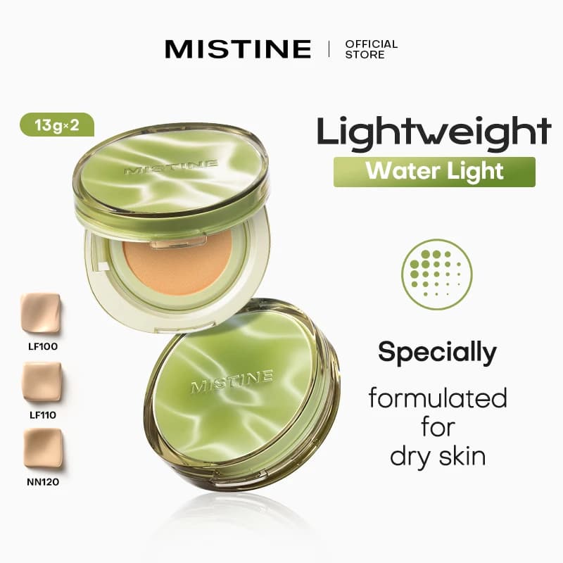 Mistine fond de teint coussin d'air maquillage avec finition rosée naturelle hydrater nourrir crème 