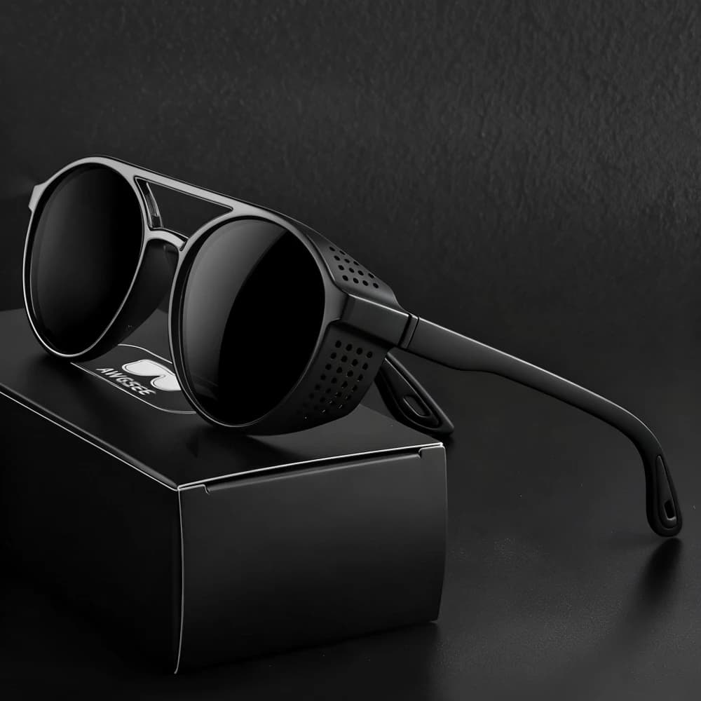 Lunettes de soleil Steampunk Lunettes de soleil de sport polarisées pour hommes et femmes; Lunettes 