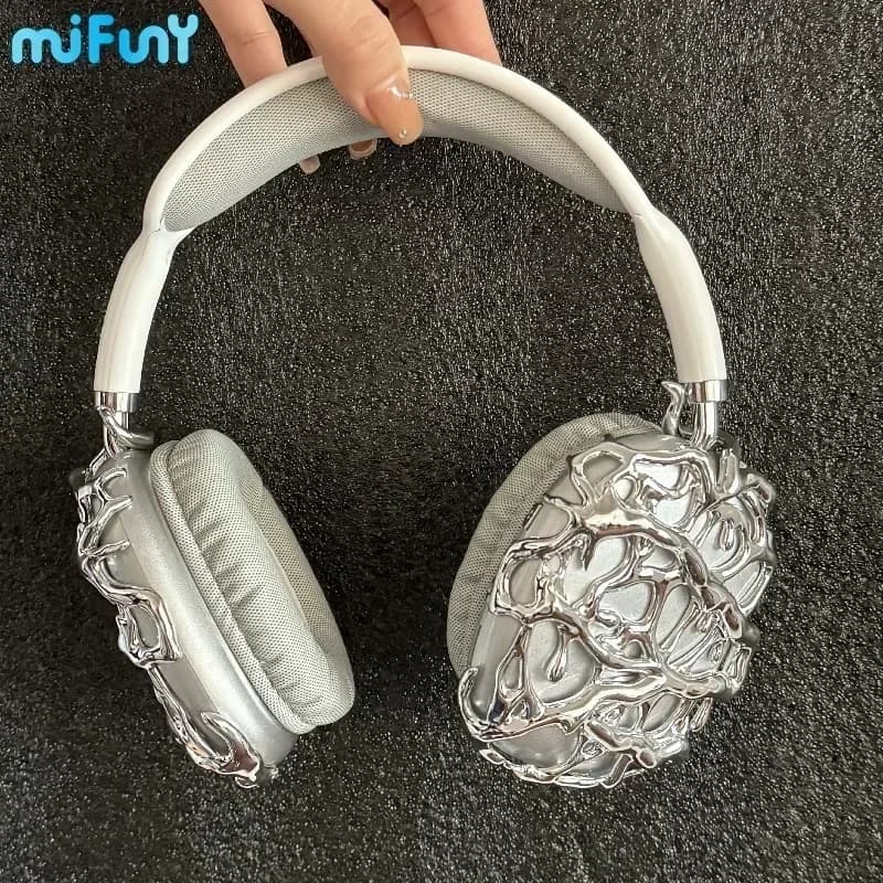 Mifuny Airpods Max housse argent créatif écouteur étui protecteur personnalisé pour Airpods Max écou