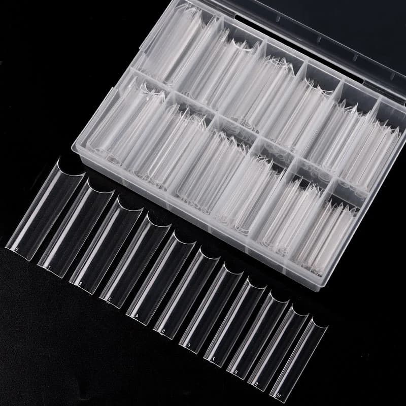 240 pièces/boîte multi-tailles XXL longs faux conseils presse sur ongles acryliques couverture compl