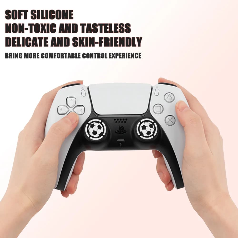 Capuchon de poignée de bâton de pouce, housse de Joystick pour Sony Dualshock 5/4/3 PS5 PS4 PS3 Slim
