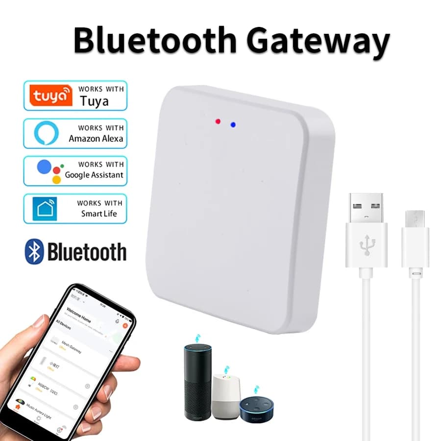 Tuya – passerelle multimode domotique intelligente, Hub ZigBee, pont WiFi, Bluetooth, maille, comman