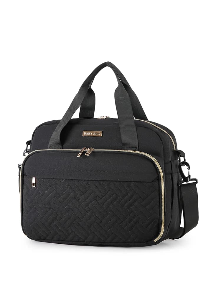 Sac à langer grande capacité, sac à bandoulière simple avec compartiment humide/sec et fonction de c