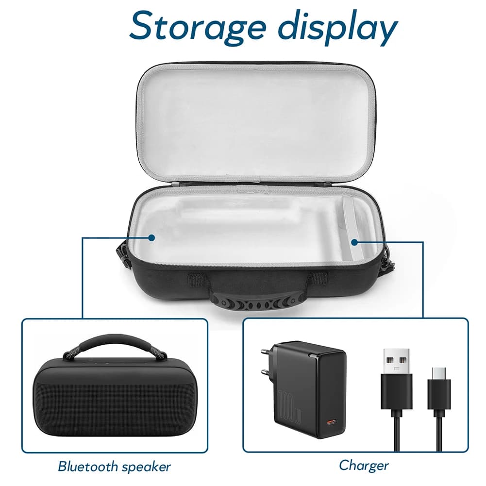 Étui de transport pour haut-parleur Portable Bose SoundLink Max, grand étui de voyage étanche avec b
