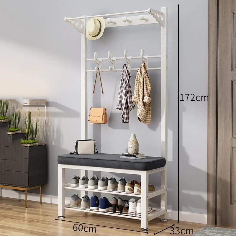 Porte-manteau de luxe nordique, Rail de chambre à coucher, armoire moderne, porte-manteau Portable, 