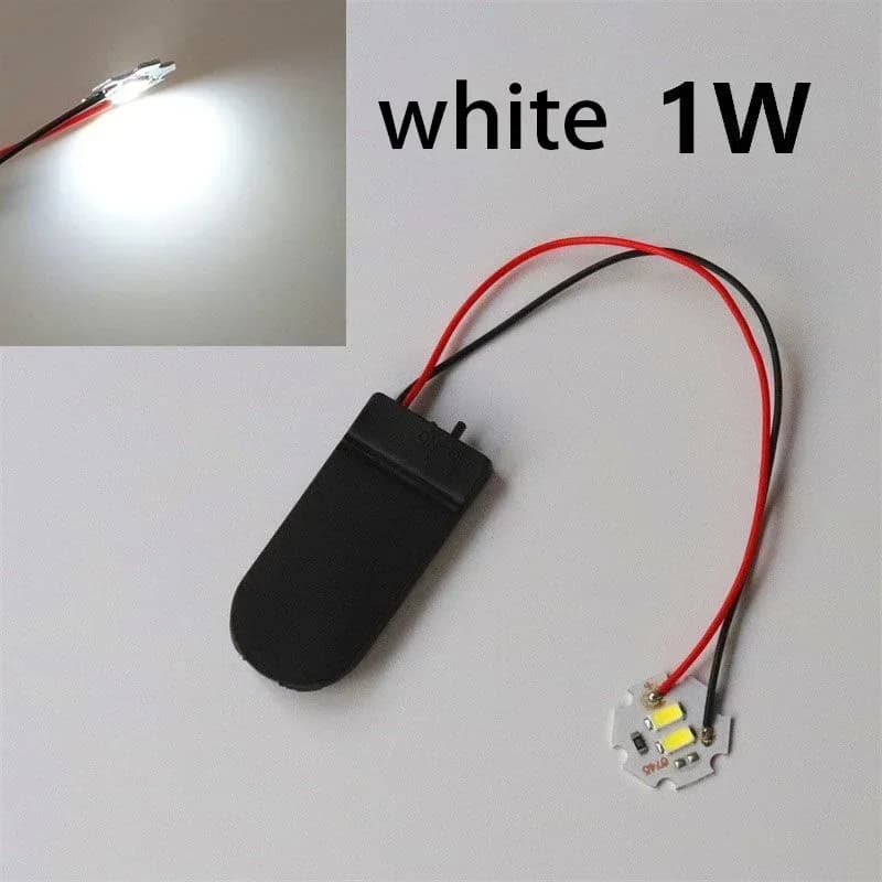 Mini petite ampoule à bricoler soi-même, bouton lumineux fait à la main, perles de couleur clignotan