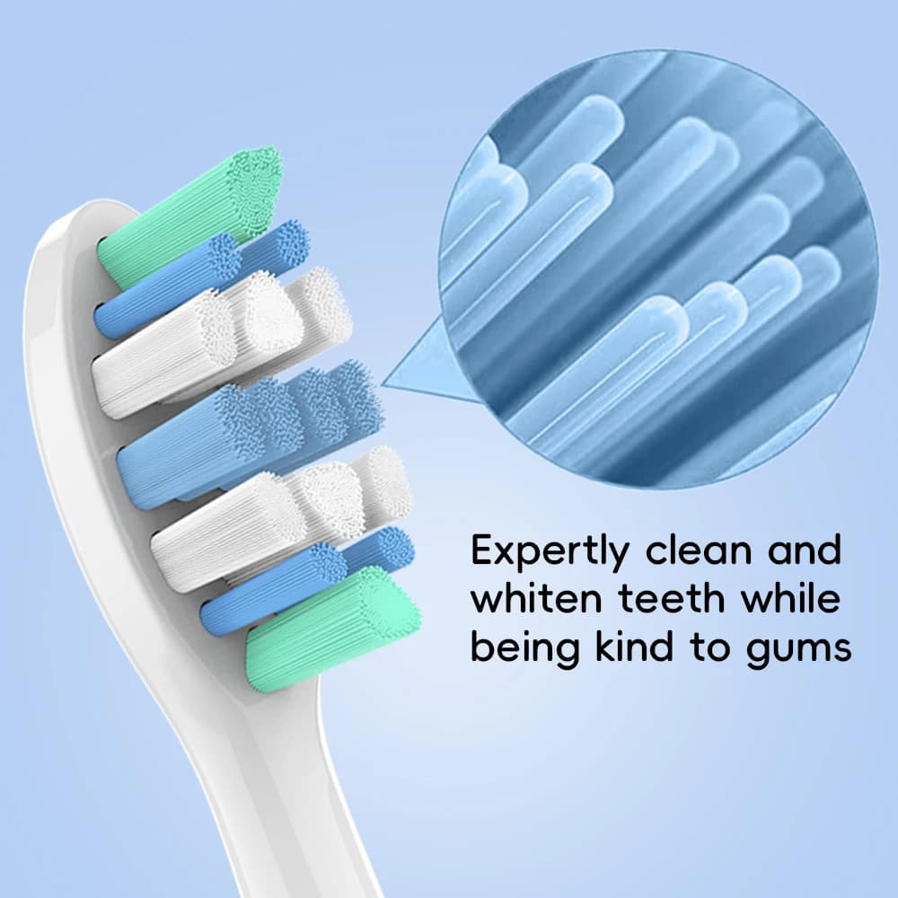 Têtes de brosse à dents de rechange, 8 pièces, compatibles avec Philips Sonicare, tête de brosse éle