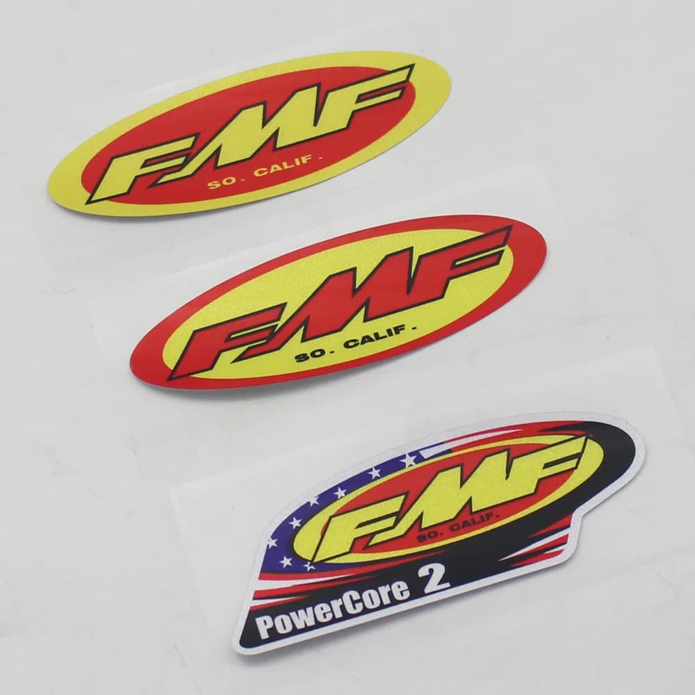 FMF autocollants donc calif PowerCore 2 moto tuyau d'échappement décalcomanies universelles pour mot