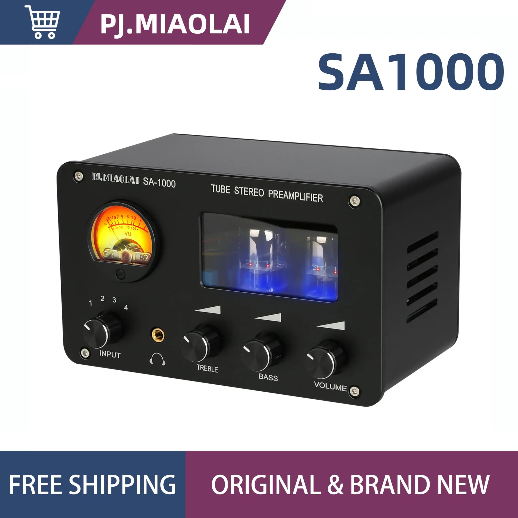 PJ. MIAOLAI-Préamplificateur à tube SA-1000 haute fidélité 6H3N, amplificateur casque à tube 2 alter