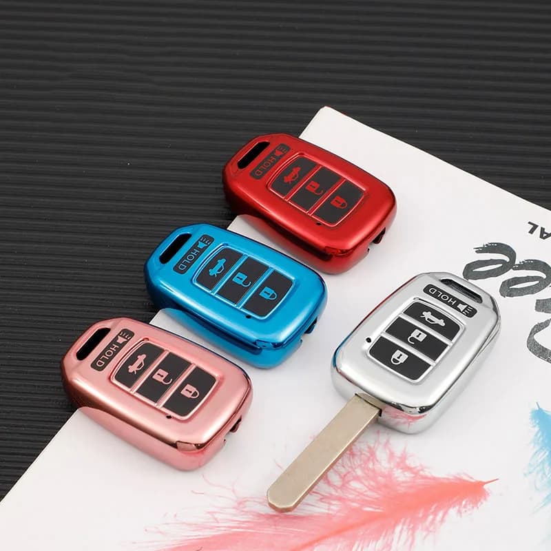 Coque de protection en TPU pour porte-clés, 4 boutons, pour Honda Accord CIVIC CRV Jazz HR-V HRV 201