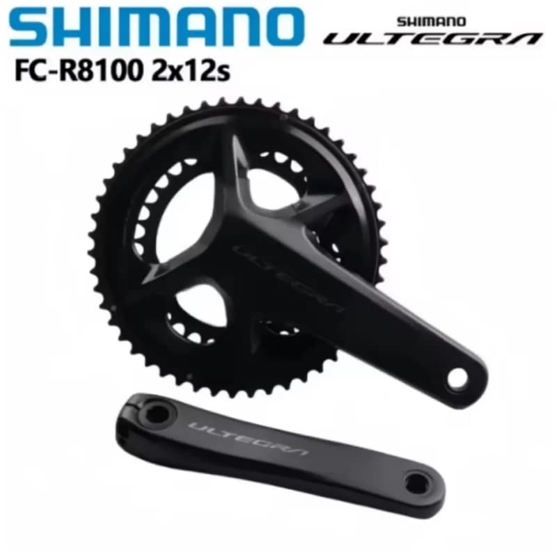 Shimano-Pédalier de vélo de route corde TEGRA R8100, manivelle de vitesse intégrée creuse, vélo de r