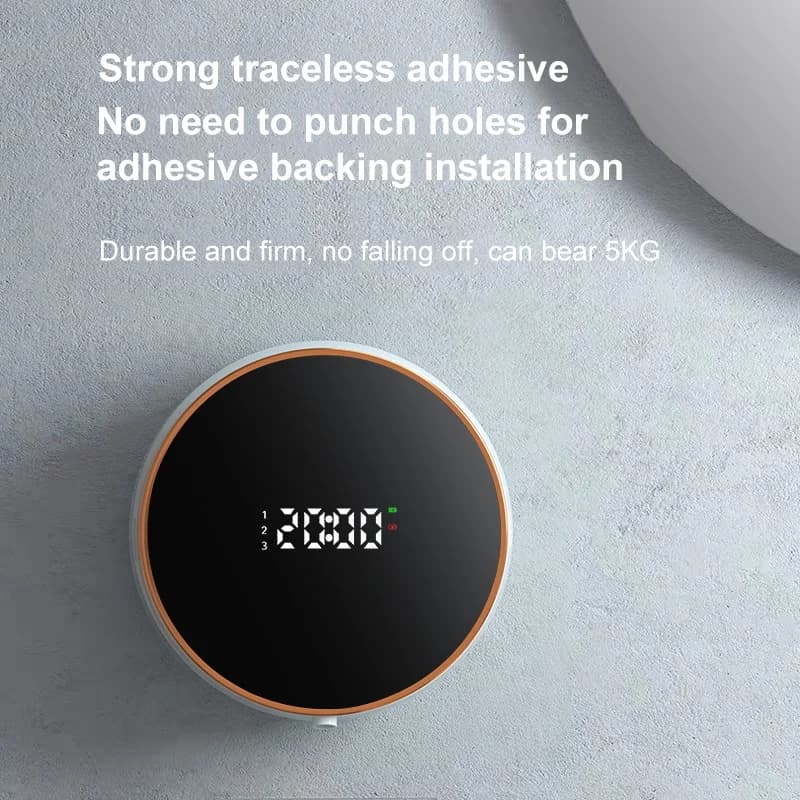Distributeur automatique de savon à capteur sans contact, mousse de Type C, charge intelligente, lav
