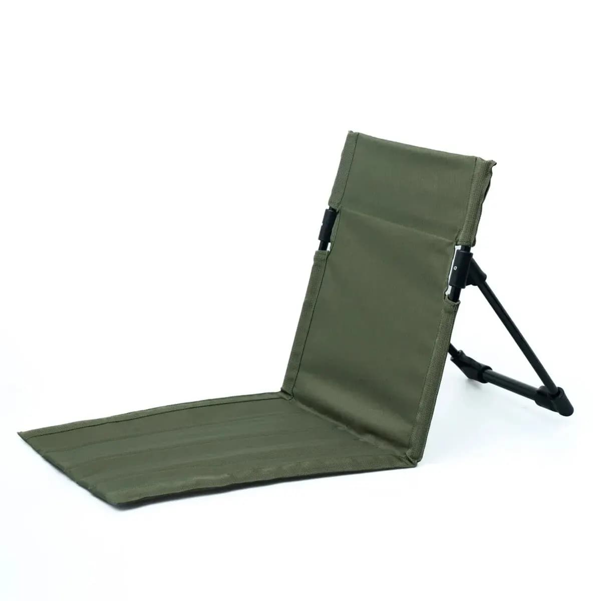 Chaise de camping pliable avec dossier, chaises de plage pliantes, coussin de dossier simple, jardin