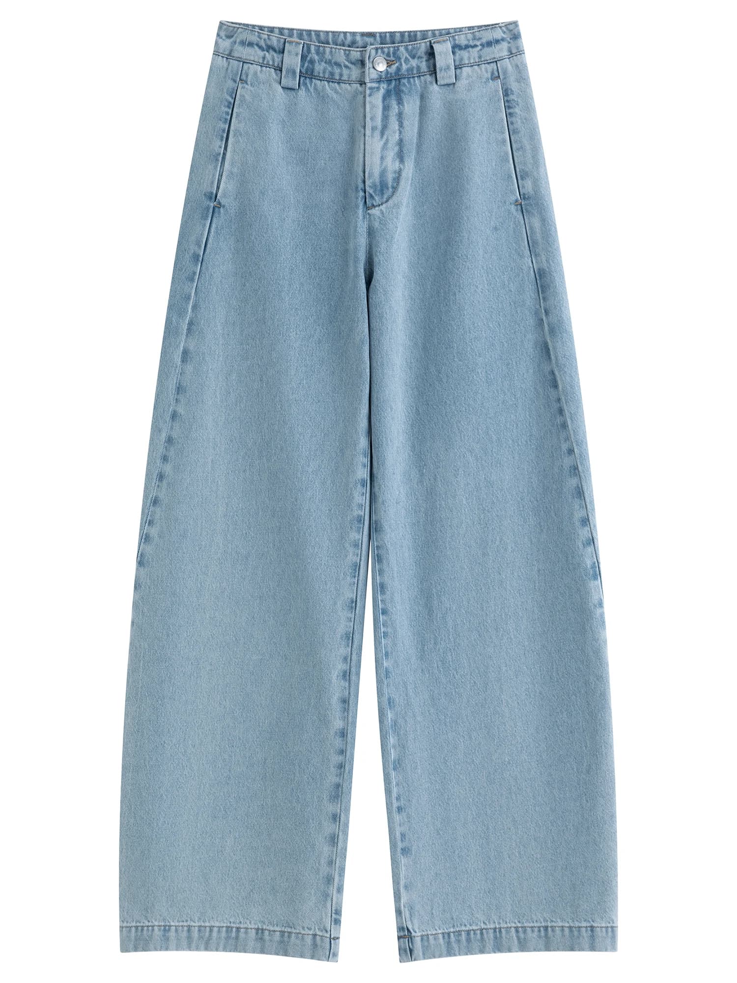 FSLE 2026 – Jean vintage bleu clair pour femme, coupe étrangère, taille haute, ample, style Y2K rétr