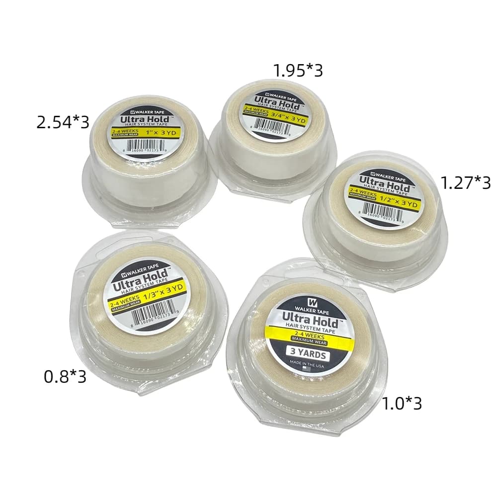 Tous avec boîte, largeur 0.8/1.95/2.54cm, ruban adhésif blanc ultra résistant, ruban adhésif double 