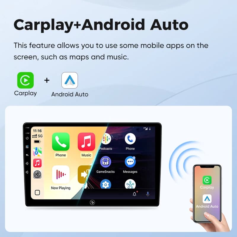 Ainavi autoradio pour Toyota RAV4 2012 2013 2015 2016 2017 2018 2019 XA40 Carplay Android Auto voitu