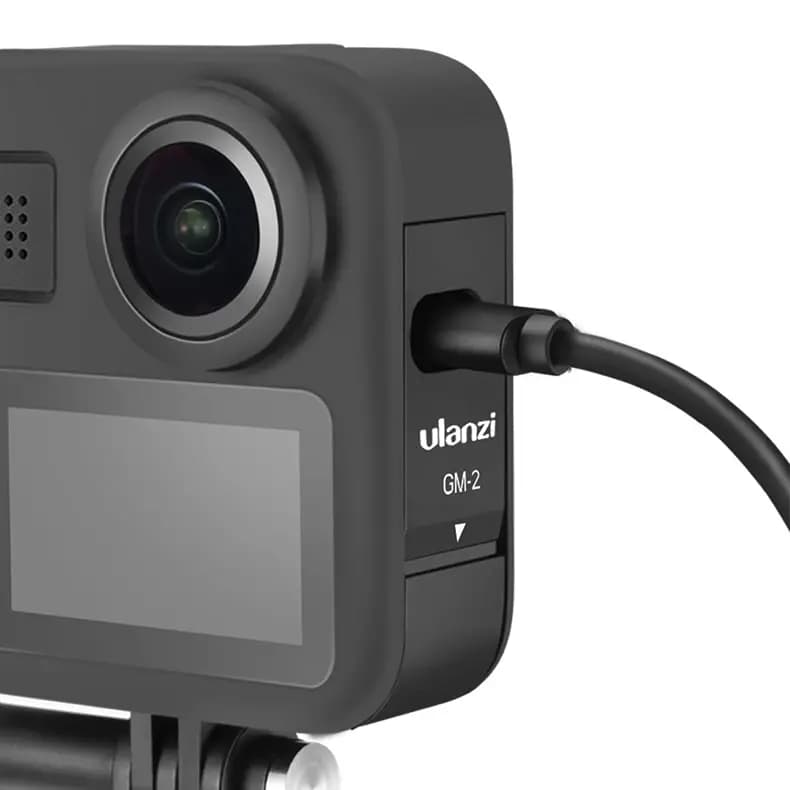 Pour GoPro Max 360 Caméra Côté Porte Rechargeable GM-2 Batterie Couvercle USB Couverture Remplacemen