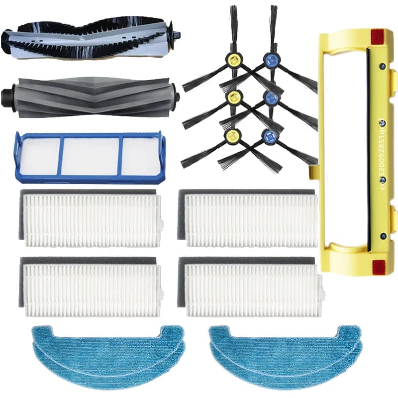 Pièces de rechange pour aspirateur robot AMIBOT, rouleau, brosse principale, brosse latérale, filtre
