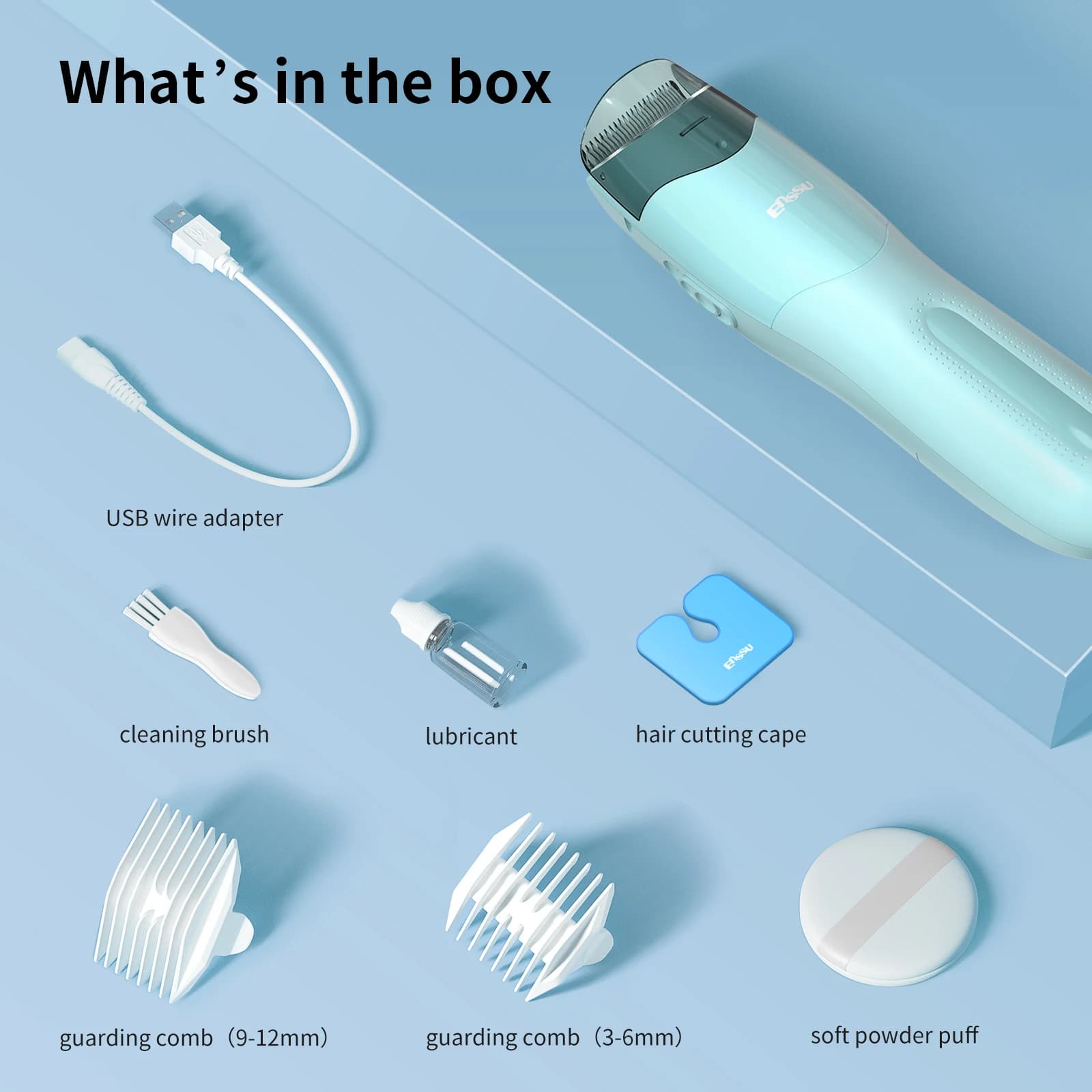 Tondeuses à cheveux sous vide pour enfants et hommes, Machine de coupe de cheveux sans fil Rechargea
