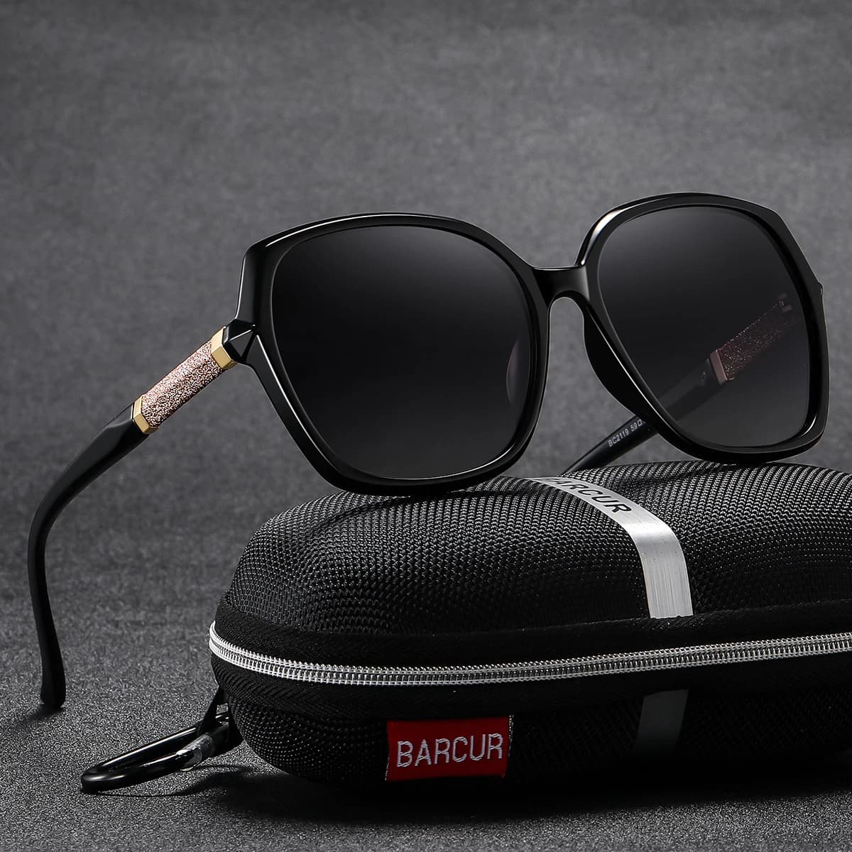 BARCUR Design lunettes de soleil polarisées femmes UV400 dame mode dégradé lunettes de soleil pour l