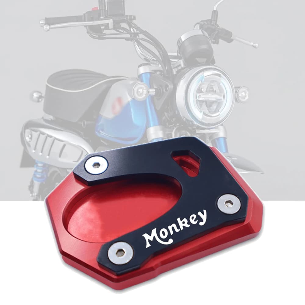 Pour Monkey 125 Monkey125 2018-2022 moto CNC béquille pied béquille latérale rallonge plaque de Supp
