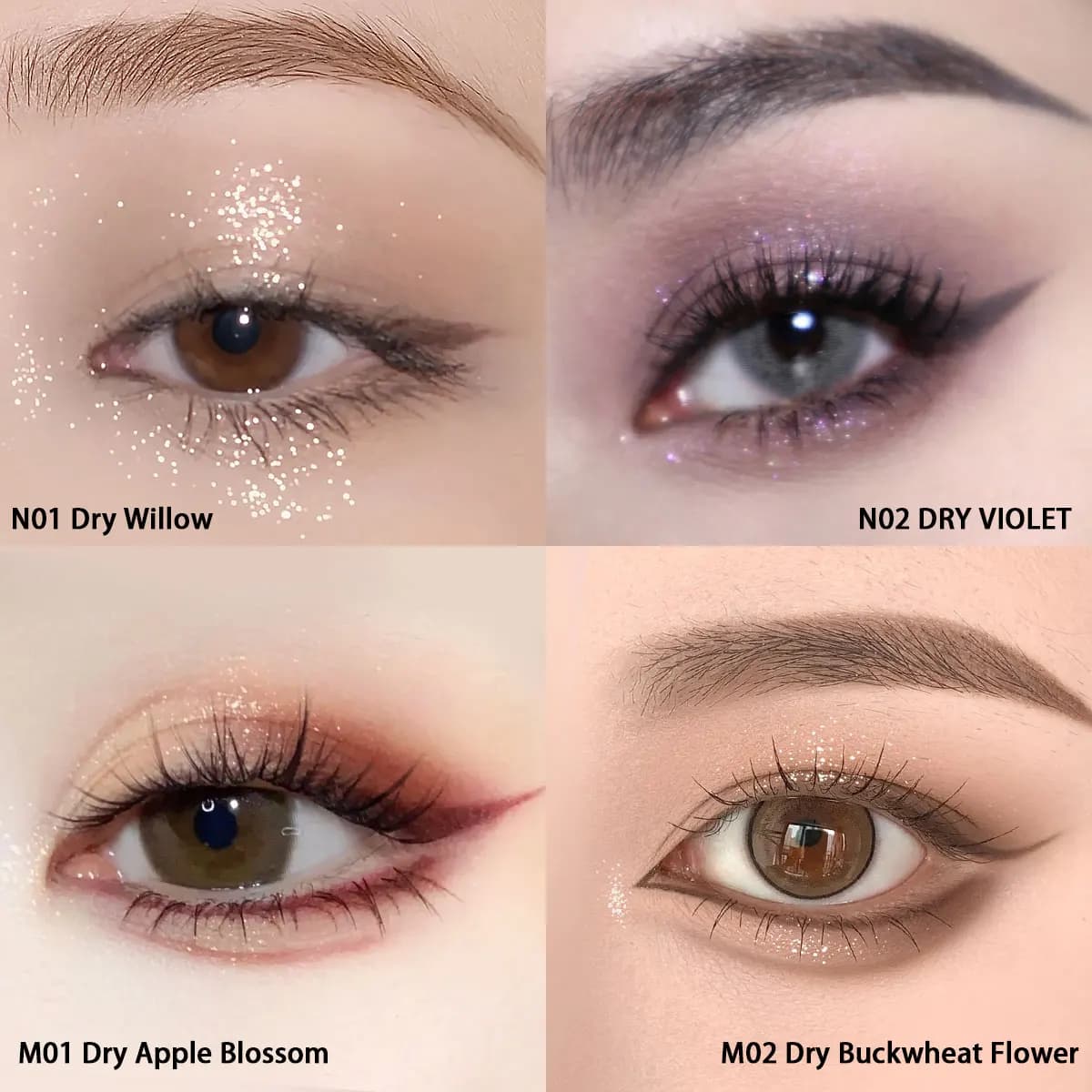 rom&nd Better Than Eyes PALETTE, texture de poudre fine, formule en poudre sèche, maquillage de luxe