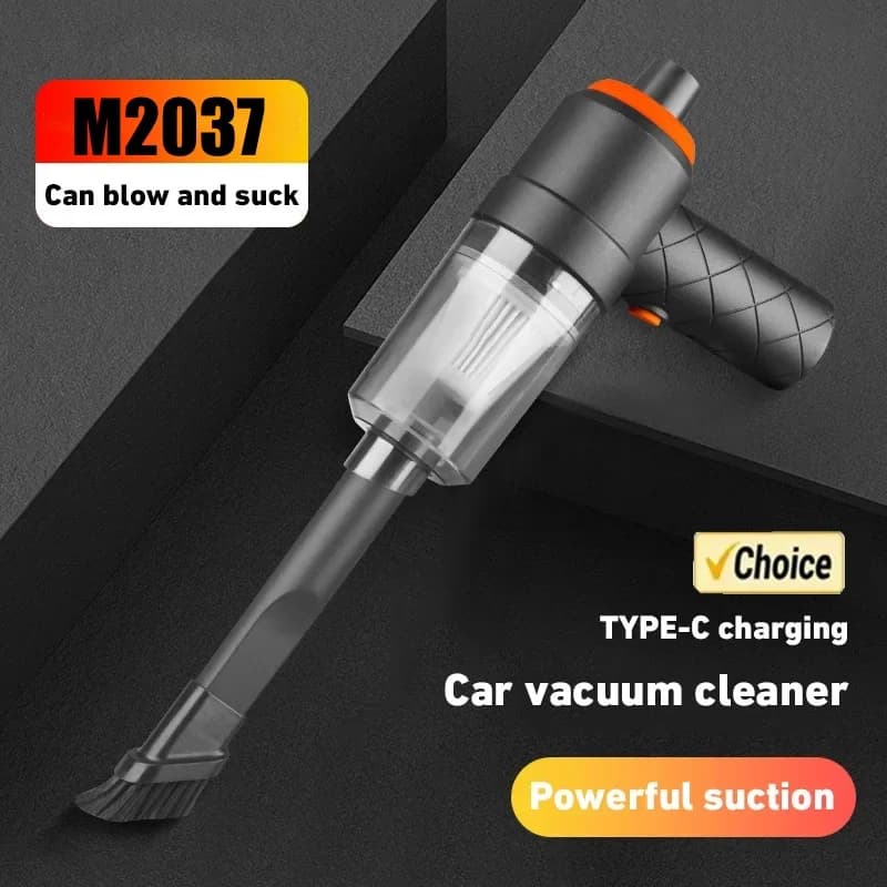 Aspirateur de voiture Portable sans fil, forte aspiration 6000PA, souffleur puissant pour voiture et