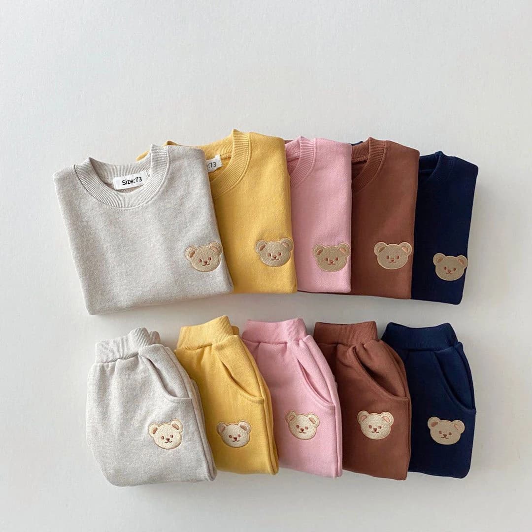 Mode enfant en bas âge bébé garçons fille automne vêtements ensembles bébé fille vêtements ensemble 