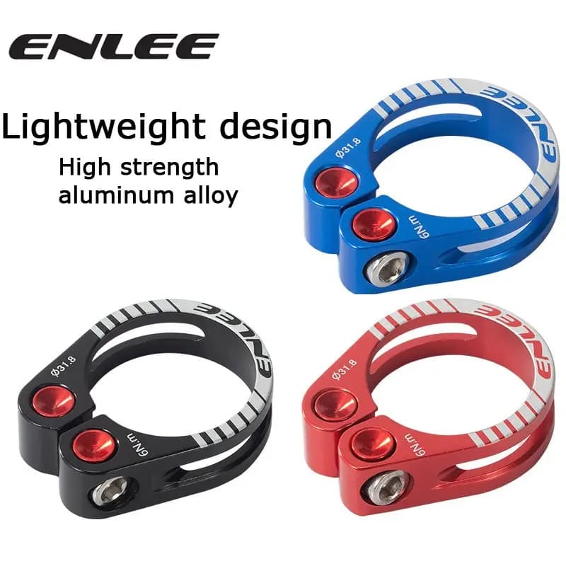 ENLEE pince de tige de selle de vélo CNC en alliage d'aluminium pince de tige de selle de vélo pour 