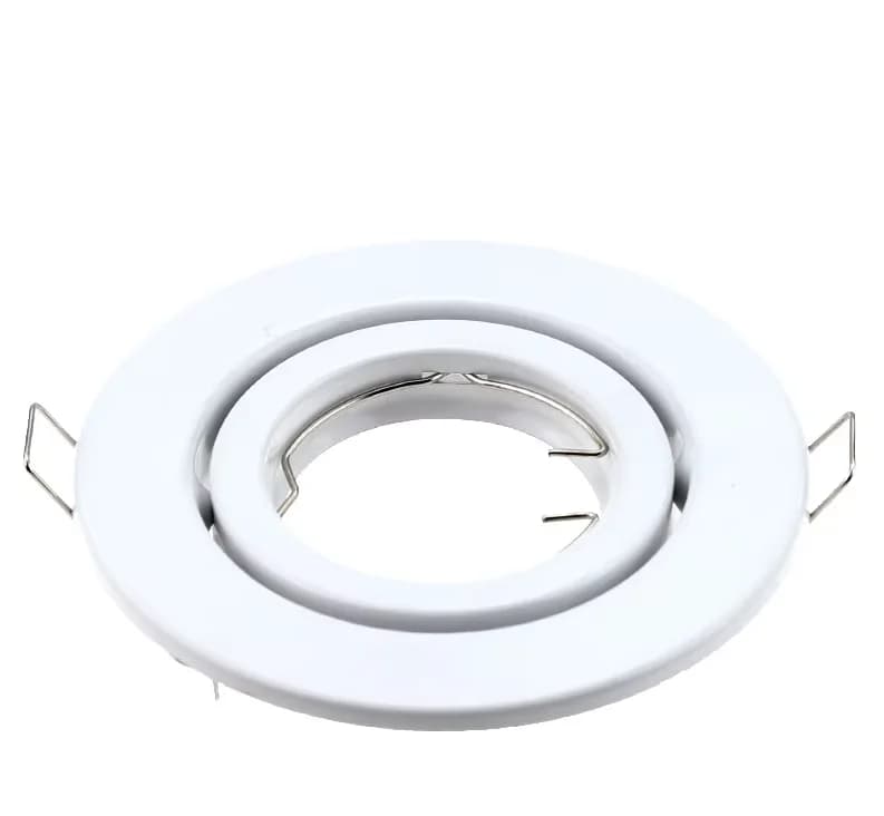 Douille encastrée avec cadre en aluminium, base de budgétaire MR16, raccord non réglable, luminaire 