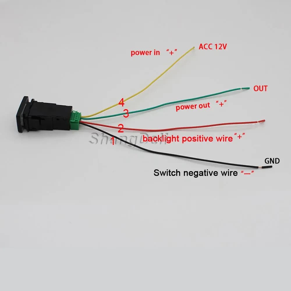 Phare antibrouillard DRL Led pour voiture, 1 pièce, projecteur, verrouillage Diff, Radar, bouton de 