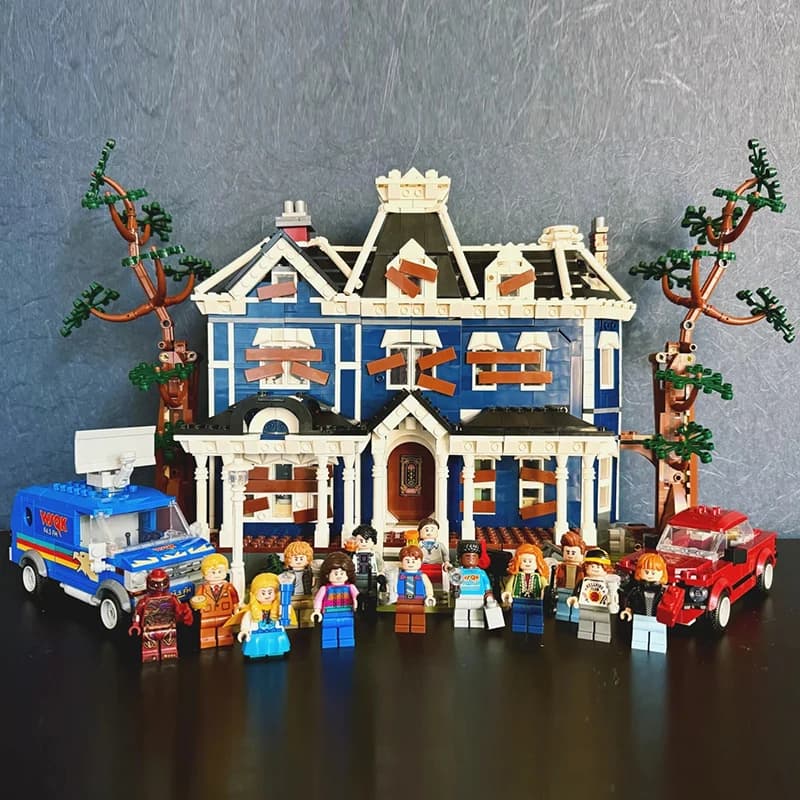 Nouveauté 2026 MOC Ideas Série TV scientifique Stranger Event Creel House Sets City Architecture 113