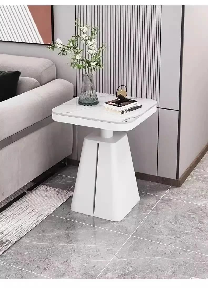 Table d'appoint en métal Simple, carrée de luxe, Glam, moderne, décor, Design, Basse Pour Salon, meu