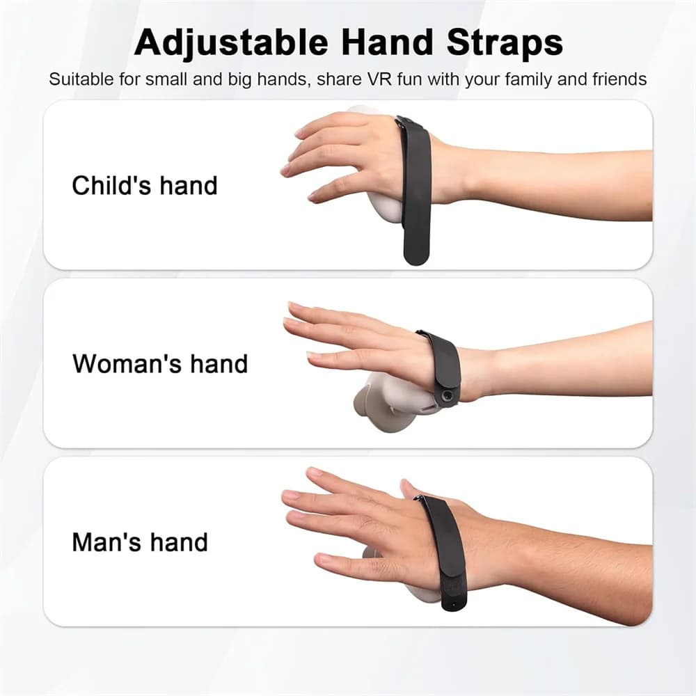 AMVR – sangle d'articulation réglable pour Oculus Quest 3/3S, poignées de contrôleur, bande de fixat