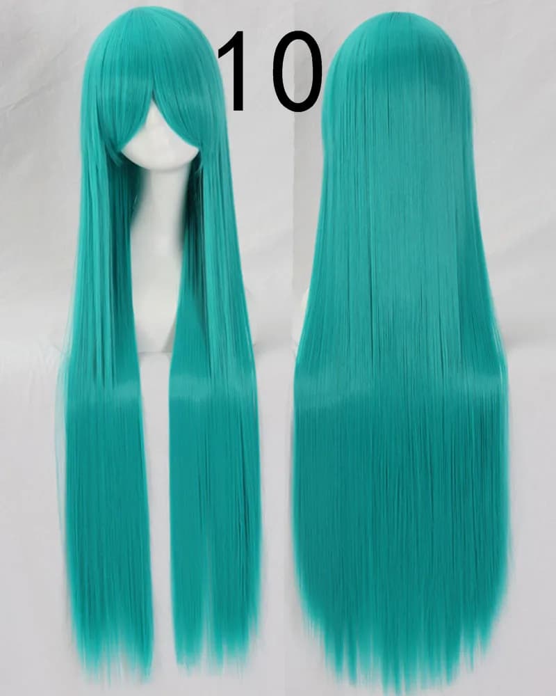 Perruque de Cosplay synthétique longue de 100Cm, perruques de fête Anime résistantes à la chaleur, 4