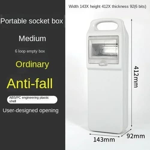 Boîte de prise industrielle étanche extérieure, puissance d'entretien Portable, interrupteur de Cons
