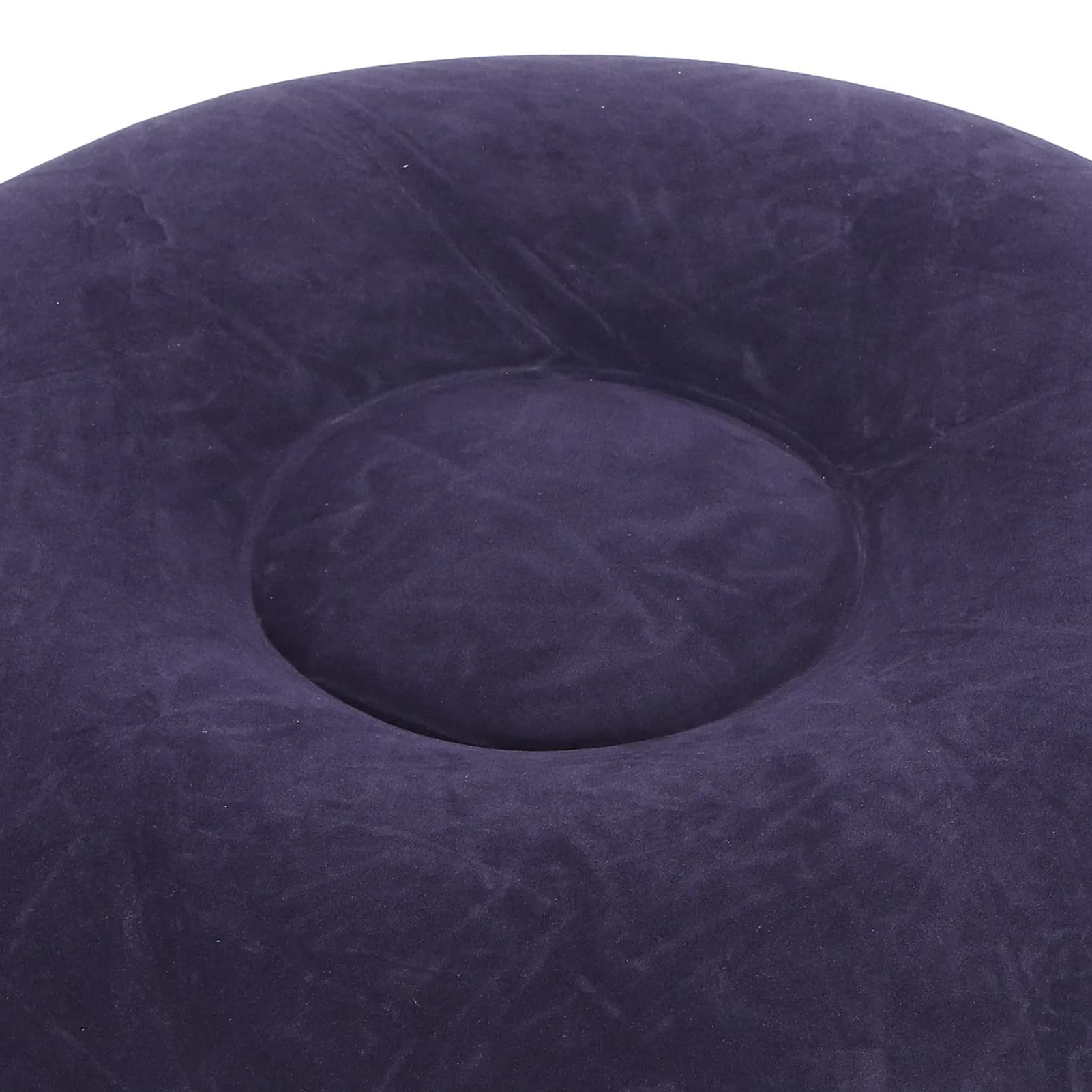 Chaise de camping gonflable portable avec repose-pieds, tabouret de flocage, extérieur, maison, bure