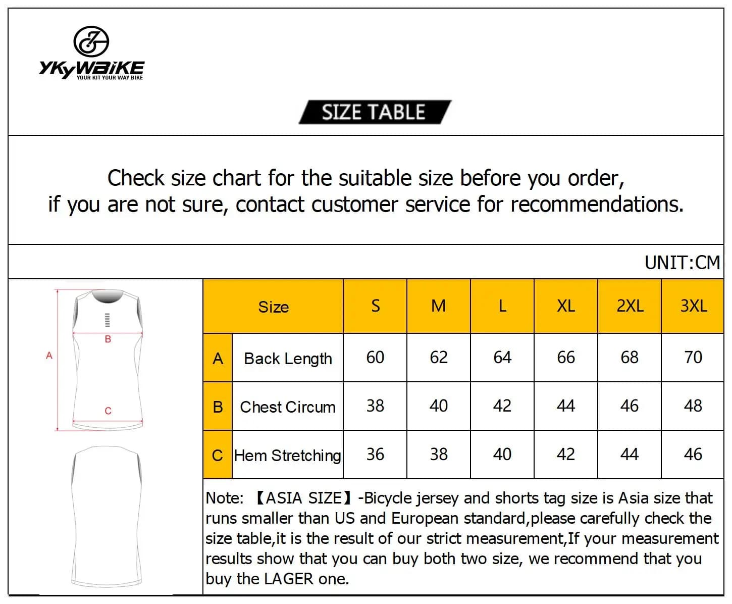 YKYWBIKE – maillot de corps sans manches pour hommes, couche de Base, séchage rapide, gilets de vélo