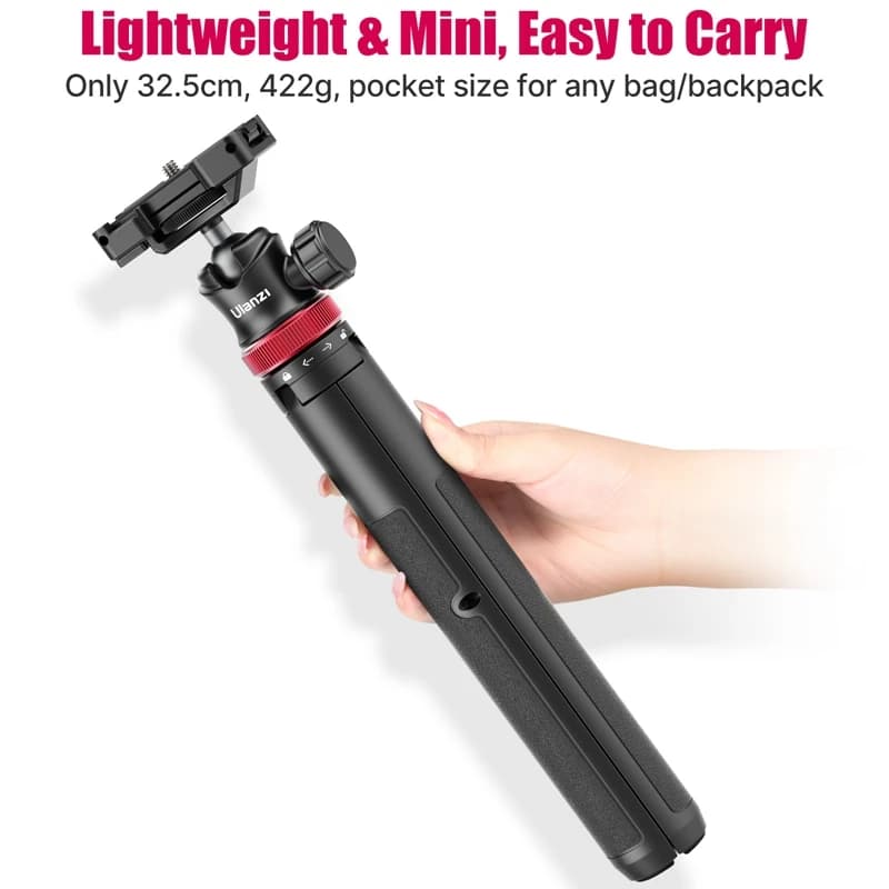 ULANZI TRIPOD MT-44 trépieds Smartphone Vlog trépieds avec chaussure froide support de téléphone pou